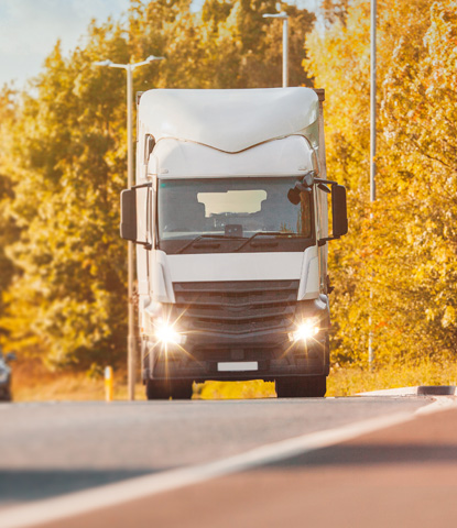 truck vehicle driving on motorway