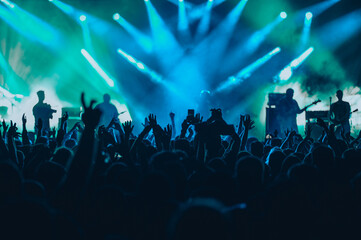 concert festival with lights